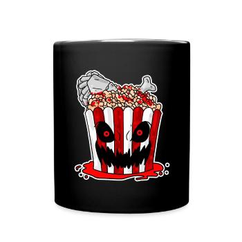 Film d’horreur Film d’horreur Popcorn Cadeau - Mug uni - noir - Devant