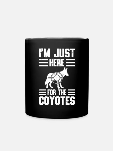 Coyote Jäger - Tasse einfarbig - Schwarz
