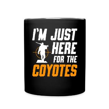Chasseurs de coyotes - Mug uni - noir - Devant