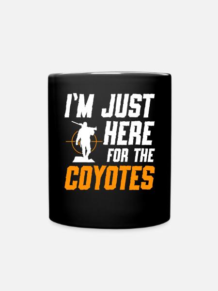 Coyote Jäger - Tasse einfarbig - Schwarz