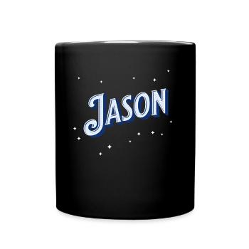 Jason names personalized - Full Colour Mug - black - Front