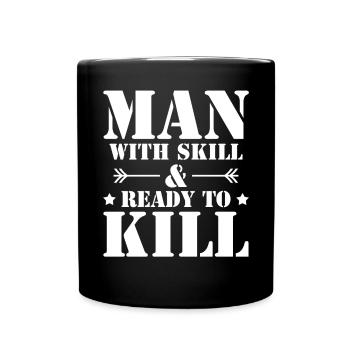 Chasseurs de coyotes - Mug uni - noir - Devant