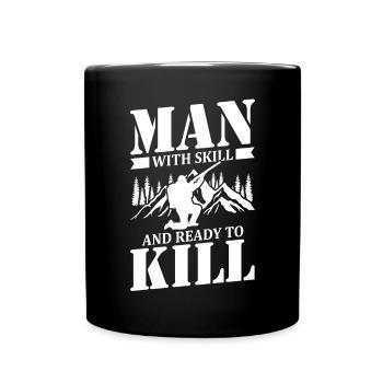 Chasseurs de coyotes - Mug uni - noir - Devant