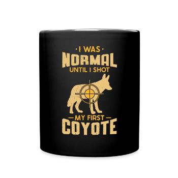 Chasseurs de coyotes - Mug uni - noir - Devant