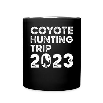 Chasseurs de coyotes - Mug uni - noir - Devant