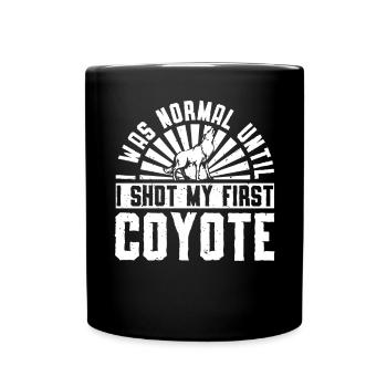Chasseurs de coyotes - Mug uni - noir - Devant