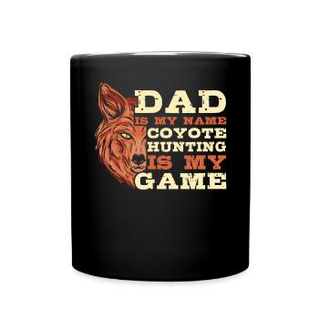 Chasseurs de coyotes - Mug uni - noir - Devant