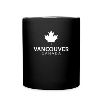 Vancouver Canada flag vancouver - Tasse einfarbig - Schwarz - Vorne