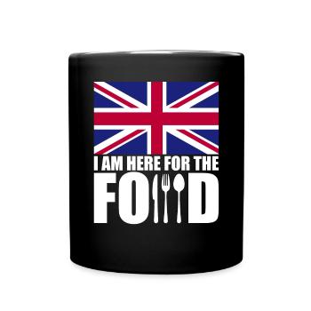 Royaume-Uni Royaume-Uni souvenir de voyage de vacances - Mug uni - noir - Devant