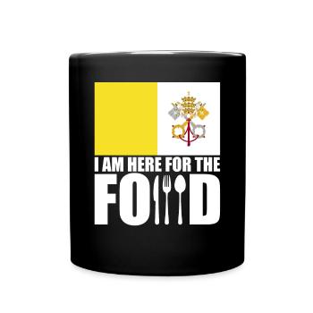 Vatican City holiday travel souvenir - Full Colour Mug - black - Front
