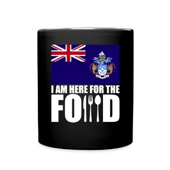 Tristan Da Cunha souvenir de voyage de vacances - Mug uni - noir - Devant