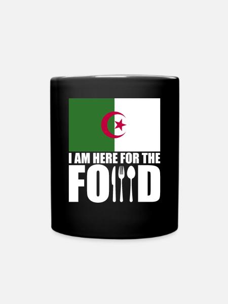 Algerien urlaub reise souvenir - Tasse einfarbig - Schwarz