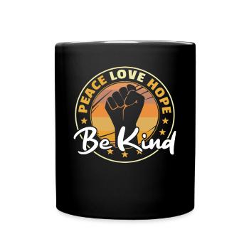 Unity Day Orange Tea Be Kind Kindness Orange - Mug uni - noir - Devant