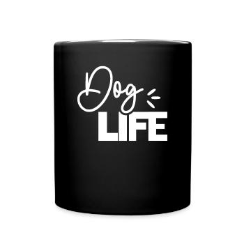 Dog Life - Full Colour Mug - black - Front
