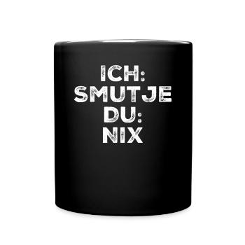 Ich Smutje Du Nix - Tasse einfarbig - Schwarz - Vorne
