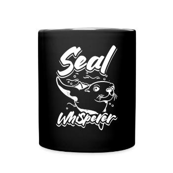 Seal whisperer - Full Colour Mug - black - Front