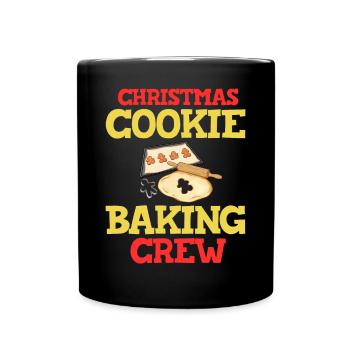 Christmas Baking Cookies Cookies Gingerbread - Full Colour Mug - black - Front