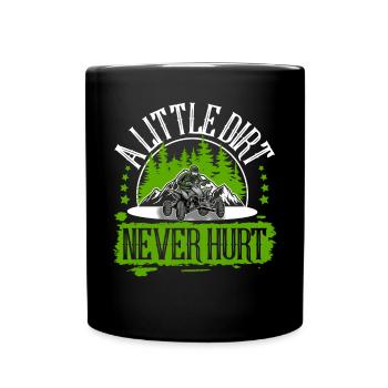 Quad VTT Tout-terrain Quad Riders - Mug uni - noir - Devant