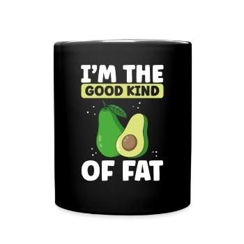 I am the good kind of fat - Full Colour Mug - black - Front