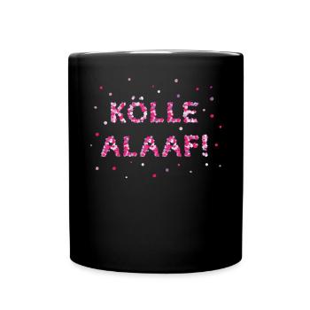Cologne Carnival Kölsch Weiberfasnacht - Full Colour Mug - black - Front