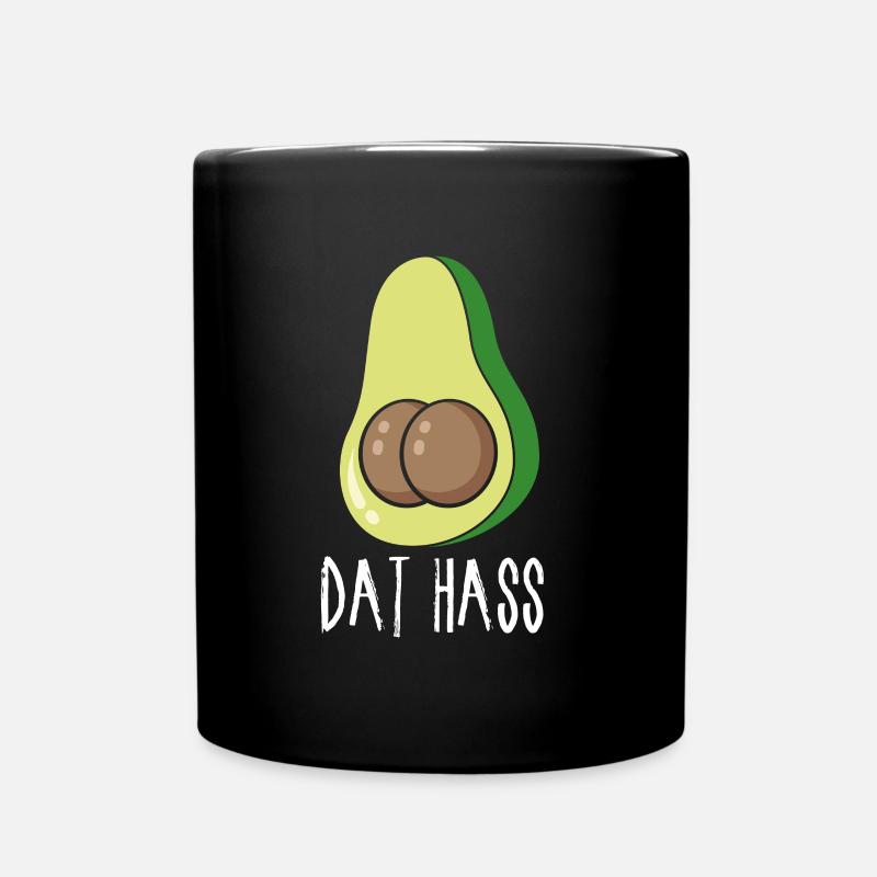 Dieser Avocado Arsch - Tasse einfarbig - Schwarz