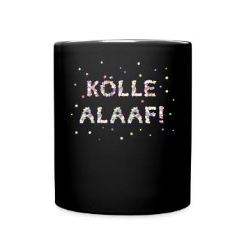 Kölle Alaaf Kölsch Cologne Carnival 5th season - Full Colour Mug - black - Front