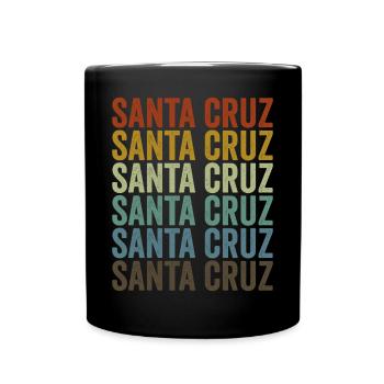 Santa Cruz Bolivia Retro Vintage - Full Colour Mug - black - Front