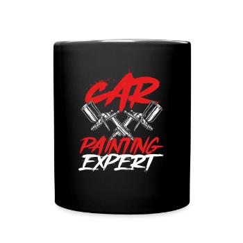 Expert en peintre automobile - Mug uni - noir - Devant