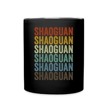 Shaoguan Chine Rétro Vintage - Mug uni - noir - Devant