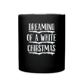 Christmas will be white this year - Full Colour Mug - black - Front