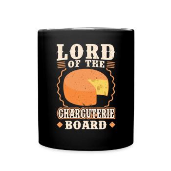 Lord Of The Charcuterie Board - Gouda - Full Colour Mug - black - Front