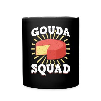 Gouda-kader - Tasse einfarbig - Schwarz - Vorne
