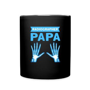 Radiographe Papa. Radiographe Papa. Radiologue - Mug uni - noir - Devant