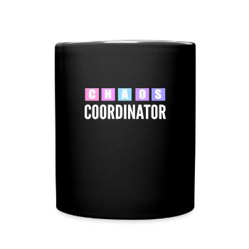 Coordinateur du chaos. Appréciation de l' - Mug uni - noir - Devant