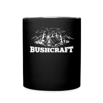 Bushcraft Survival Outdoor Wilderness Faune - Mug uni - noir - Devant