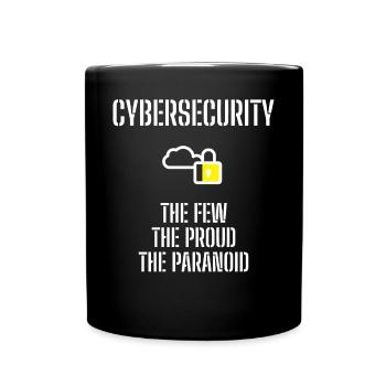 Cybersecurity - IT-Sicherheit Informatiker - Tasse einfarbig - Schwarz - Vorne