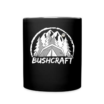 Bushcraft Survival Outdoor Wilderness Faune - Mug uni - noir - Devant