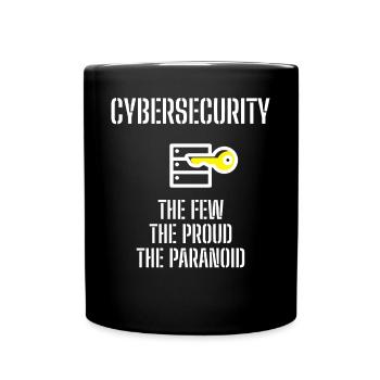 Cybersécurité - Informaticiens en sécurité des TI - Mug uni - noir - Devant