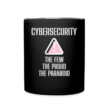 Cybersecurity - IT Security Computer Scientists - Full Colour Mug - black - Front