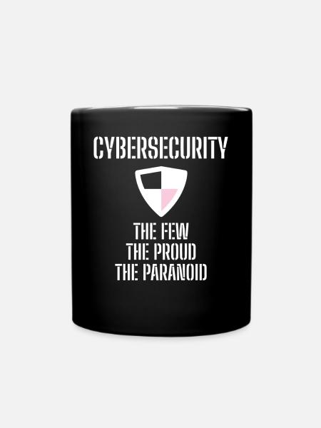 Cybersecurity - IT-Sicherheit Informatiker - Tasse einfarbig - Schwarz