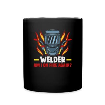 Conception de slogan de soudeur pour les métallurgistes - Mug uni - noir - Devant
