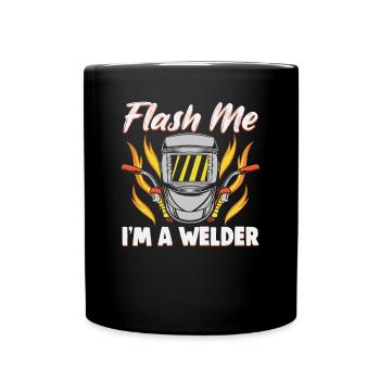 Conception de slogan de soudeur pour les métallurgistes - Mug uni - noir - Devant