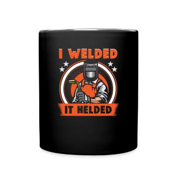 Conception de slogan de soudeur pour les métallurgistes - Mug uni - noir - Devant