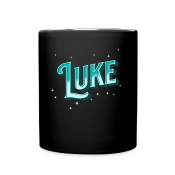 Nom luke personnalisé - Mug uni - noir - Devant