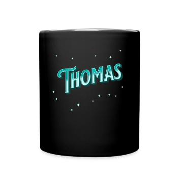 Thomas nomme des noms personnalisés - Mug uni - noir - Devant