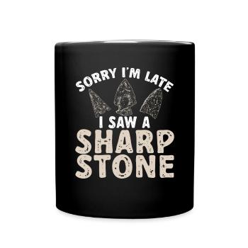 Arrowhead Hunting Arrowhead Collector - Full Colour Mug - black - Front