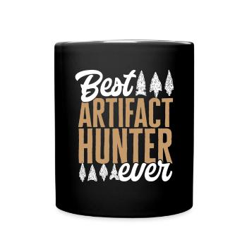 Arrowhead Hunting Arrowhead Collector - Full Colour Mug - black - Front