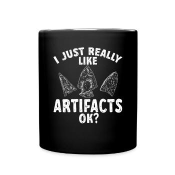 Arrowhead Hunting Arrowhead Collector - Full Colour Mug - black - Front