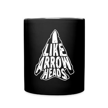 Arrowhead Hunting Arrowhead Collector - Full Colour Mug - black - Front