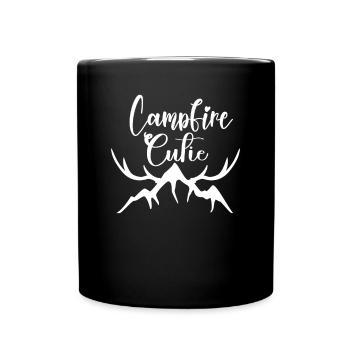 Camping Camper Nature dicton drôle - Mug uni - noir - Devant